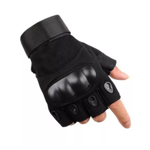 Guantes Tacticos Nudillos Almohadillas Militar Medio Dedo.