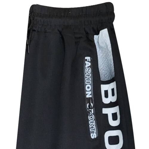 Short Bermuda XXL Negro Pantalones Cortos Para Hombre