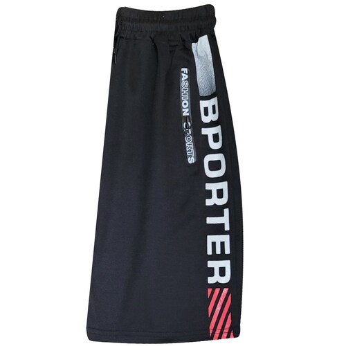 Short Bermuda XXL Negro Pantalones Cortos Para Hombre