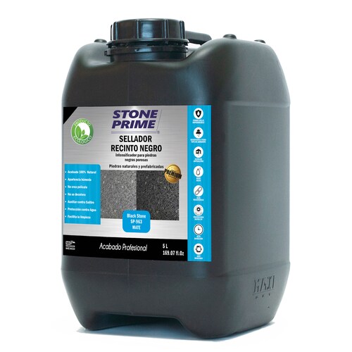 Sellador para piedra recinto negro Stone Prime Acabado mojado 5 litros
