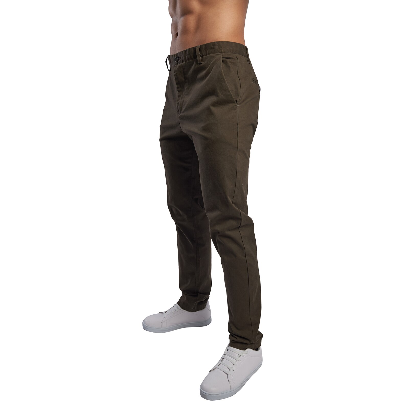 Pantalón verde olivo cheap hombre