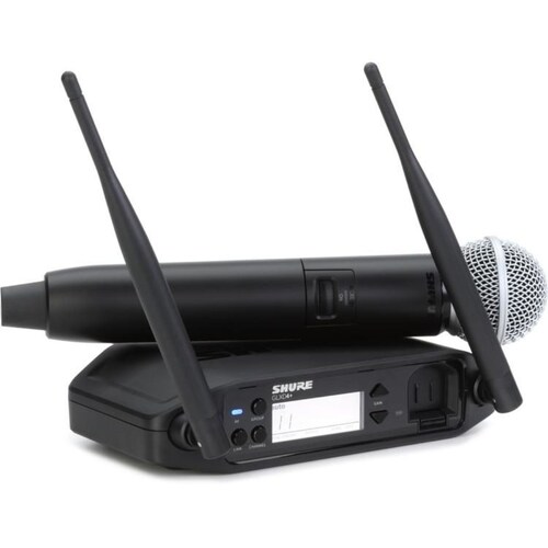 Micrófono Inalámbrico Shure GLXD24SM58-Z3 Cardioide/de Mano