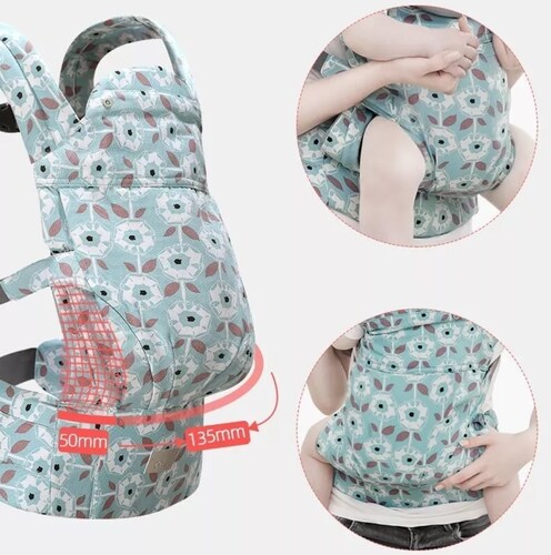 Canguro Bebé Eonómica Mochila Portabebés 3-48 mes rosa
