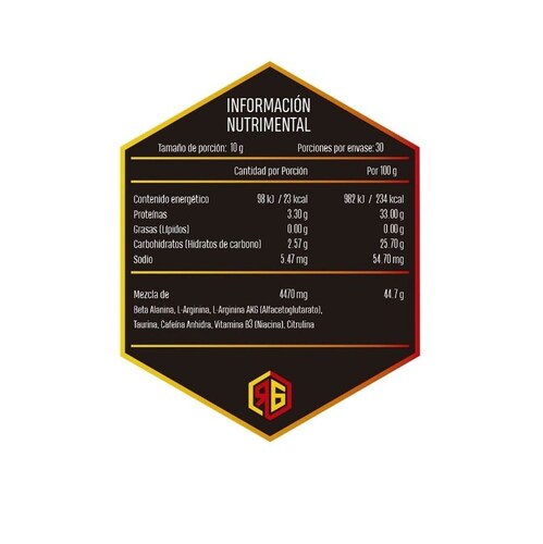 Pre Entreno Clembu-Nox 300gr 30 serv.