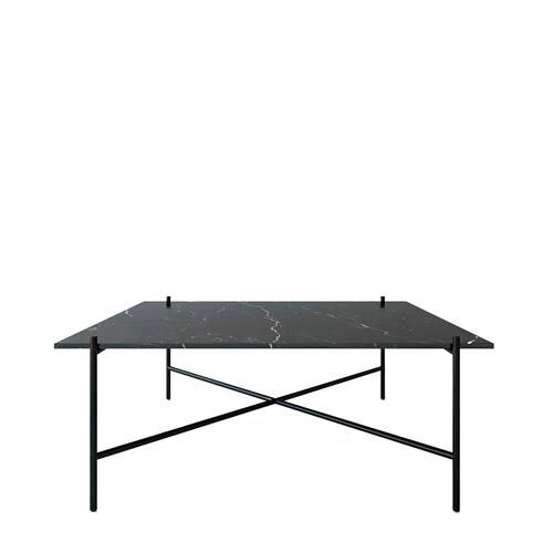 Mesa de Centro GDE  BABANKI Cubierta Marmol Negro Monterrey