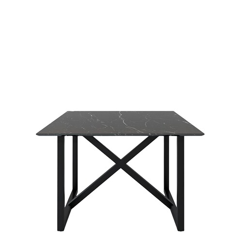 Comedor 4P YAAKUN Cubierta Marmol Negro Monterrey