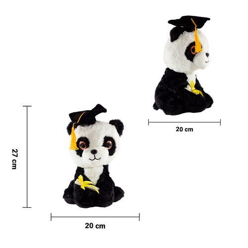 Regalo Peluche de Panda Graduación para Ella o El, Peluche Suave con birrete de graduación Diploma, Clase de 2023