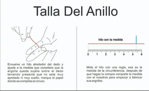 Anillo Rubi 0.50quilates Oro blanco