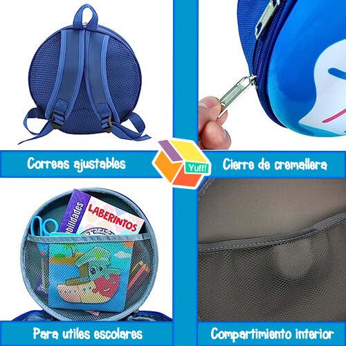 Lonchera escolar en forma de dona Backpack