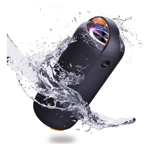 Bocina Bluetooth Portátil Bocina Impermeable Con Rgb Luces