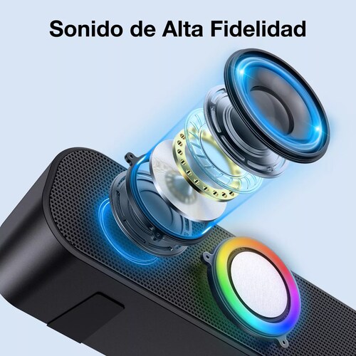 Bocina Bluetooth Portátil Para Pc Inalámbrica Boc241