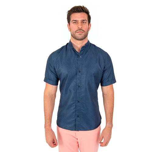 Camisa Manga Corta Para Hombre Con Estampados