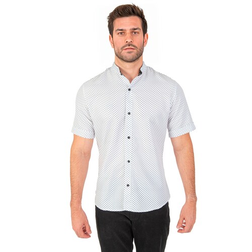 Camisa Manga Corta Para Hombre Con Estampados