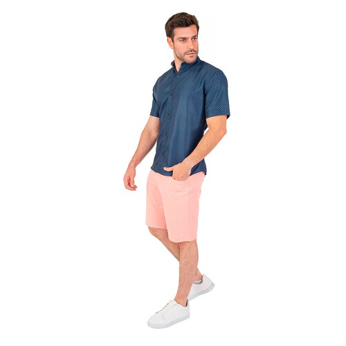 Camisa Manga Corta Para Hombre Con Estampados