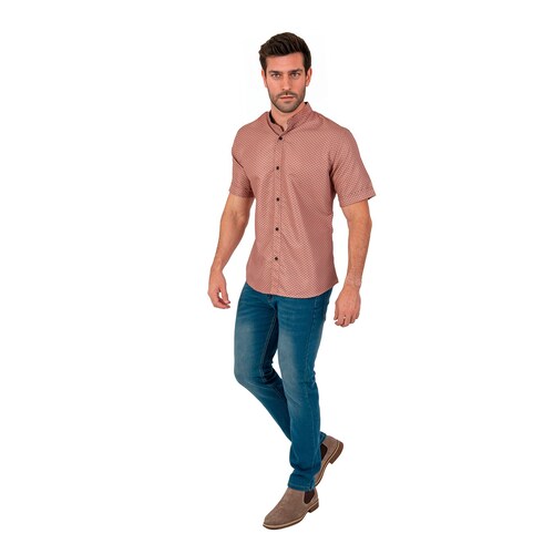 Camisa Manga Corta Para Hombre Con Estampados