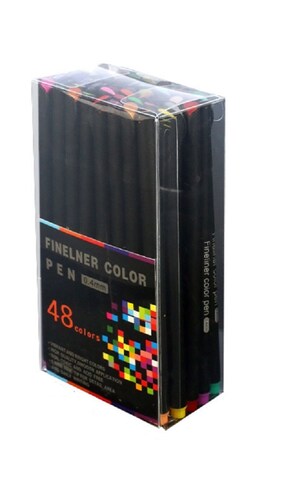 Marcadores plumones Fineliner Fina 4.0