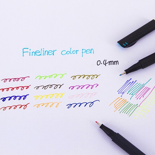 Marcadores plumones Fineliner Fina 4.0
