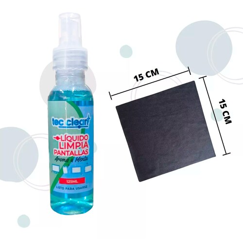 Limpiador Tec Clean De Pantallas 125ml 2 piezas Aroma Menta