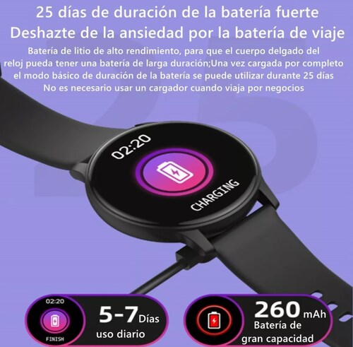 Reloj Inteligente S32 Impermeable Redondo 1.3'' Bluetooth