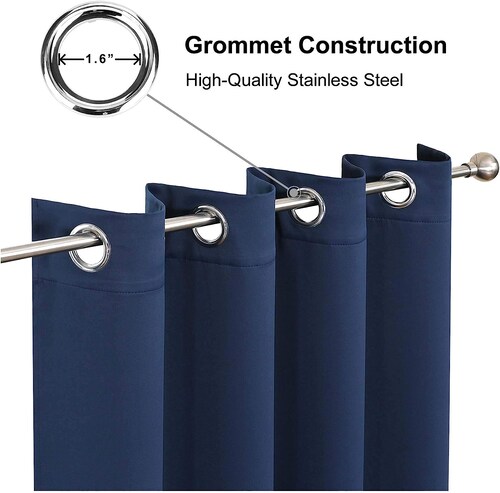 CORTINAS BLACKOUT 2 PANELES 2.60M ANCHO X 2.14M LARGO.