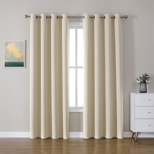 CORTINAS BLACKOUT 2 PANELES 2.60M ANCHO X 2.14M LARGO.