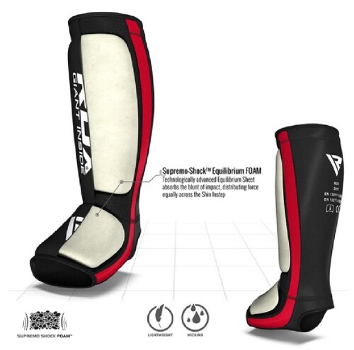 Espinilleras De Neopreno Rdx T6 Mma Box Artes Marciales.