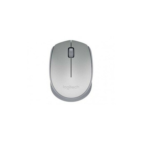 Mouse logitech m170 silver óptico inalámbrico mini receptor usb pc