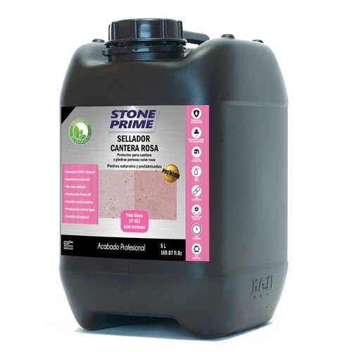 Sellador para piedra cantera rosa Stone Prime Acabado mojado 5 litros