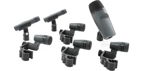 Kit De Micrófonos Sennheiser De Edición Limitada Para Batería Modelo DRUMKT600