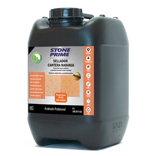 Sellador para piedra cantera naranja Stone Prime Acabado mojado 5 litros