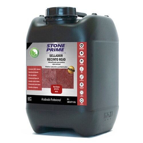 Sellador para piedra recinto rojo Stone Prime Acabado mojado 5 litros