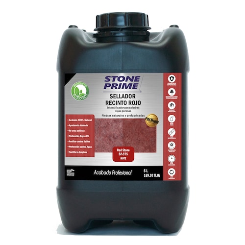 Sellador para piedra recinto rojo Stone Prime Acabado mojado 5 litros