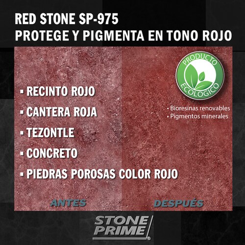 Sellador para piedra recinto rojo Stone Prime Acabado mojado 5 litros