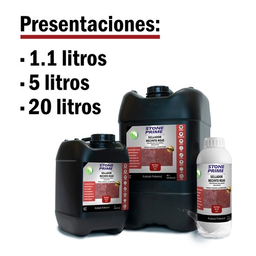 Sellador para piedra recinto rojo Stone Prime Acabado mojado 5 litros