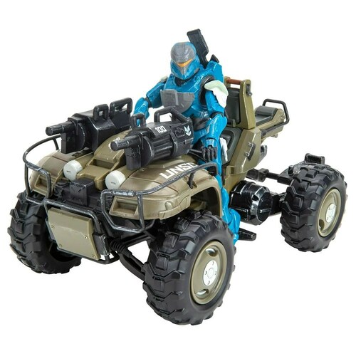 Halo Vehículo Figura Warthog & Master Chief 