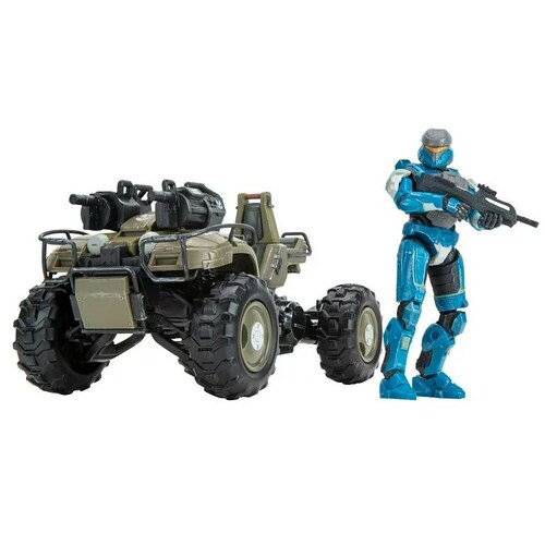 Halo Vehículo Figura Warthog & Master Chief 