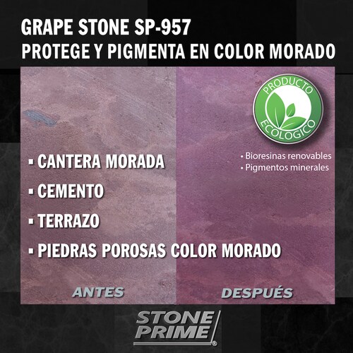 Sellador para piedra cantera morada Stone Prime Acabado mojado 5 litros