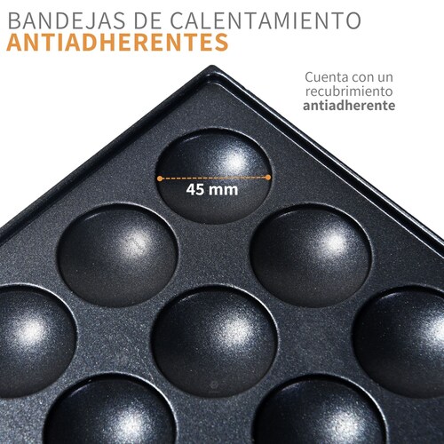 Máquina 25 Mini Hotcakes Eléctrica Industrial Muffin