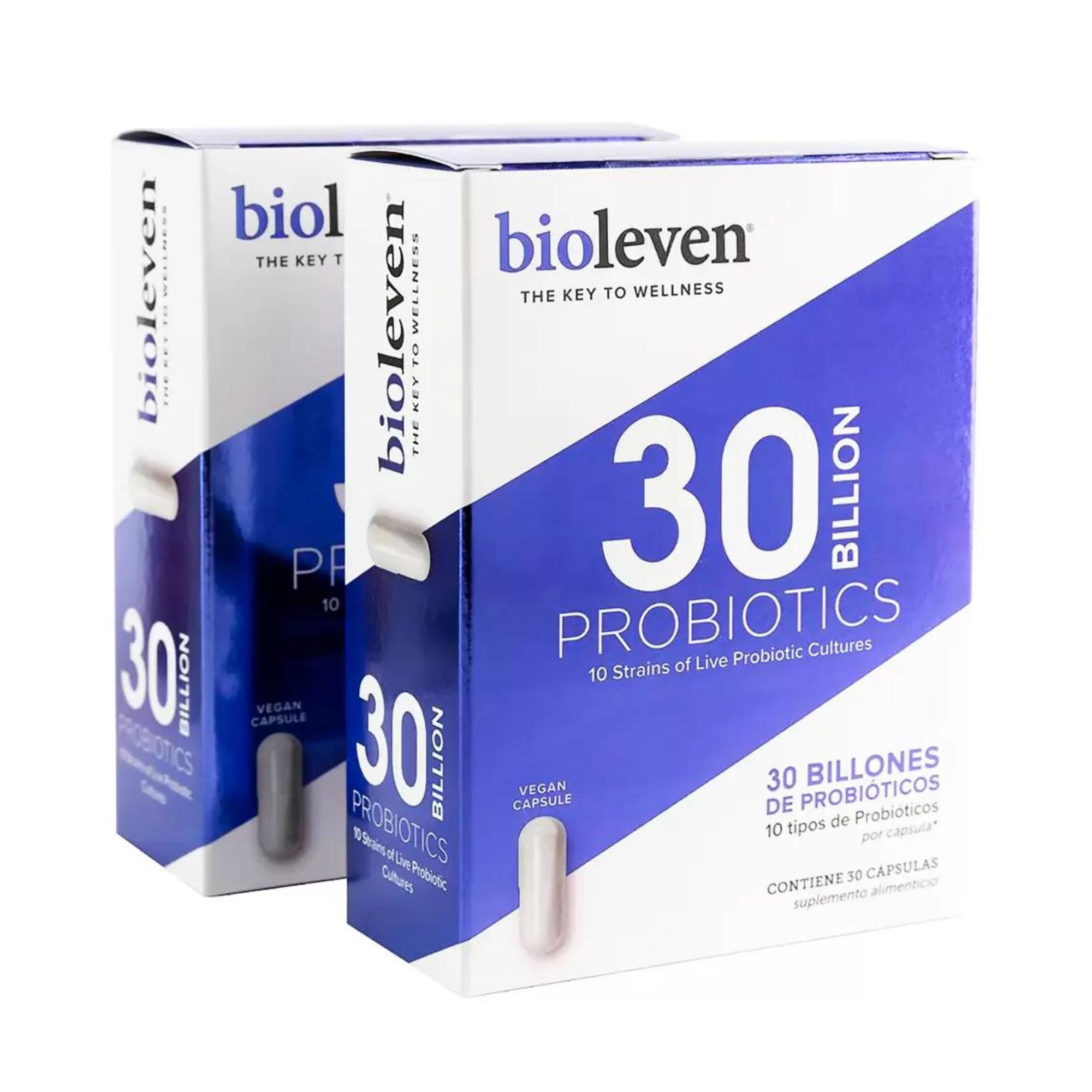 2 Pack Bioleven Probióticos 30 Billones