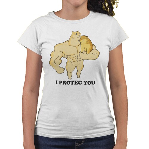 Playera Caballero y Dama Cheems Mamdo Meme