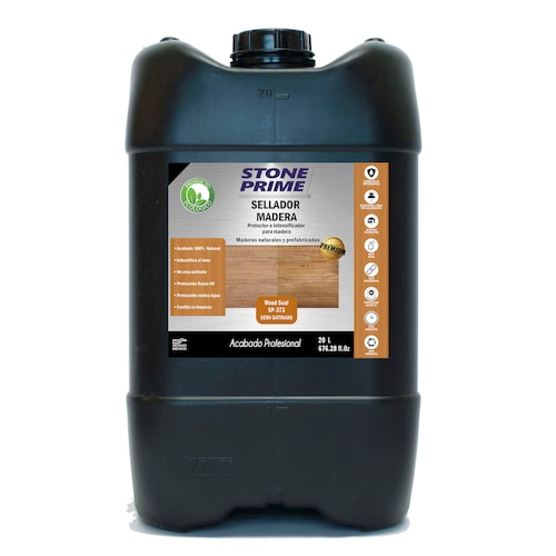Sellador para madera Stone Prime Acabado húmedo 20 litros