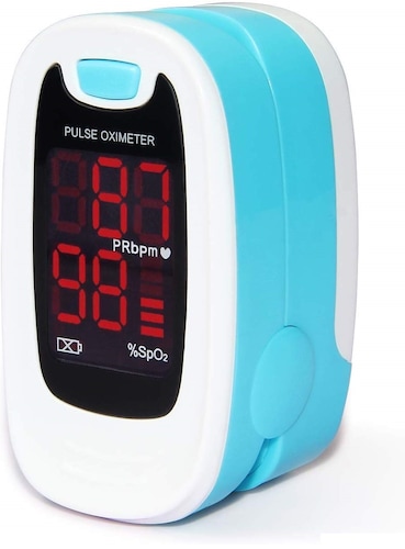 Oxímetro de Pulso para Adulto, Contec CMS50M, Display Lcd en Color Rojo