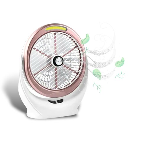 Ventilador de Escritorio Portátil con LED