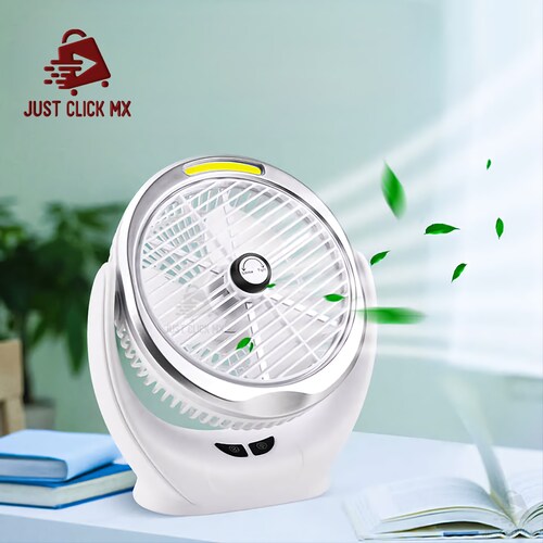 Ventilador de Escritorio Portátil con LED