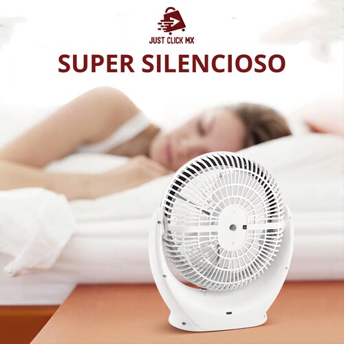 Ventilador de Escritorio Portátil con LED