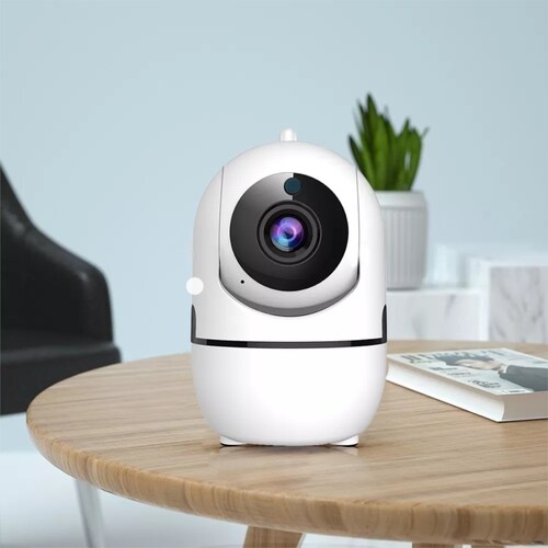 Cámara Seguridad WiFi robotizada con memoria MicroSD 128GB