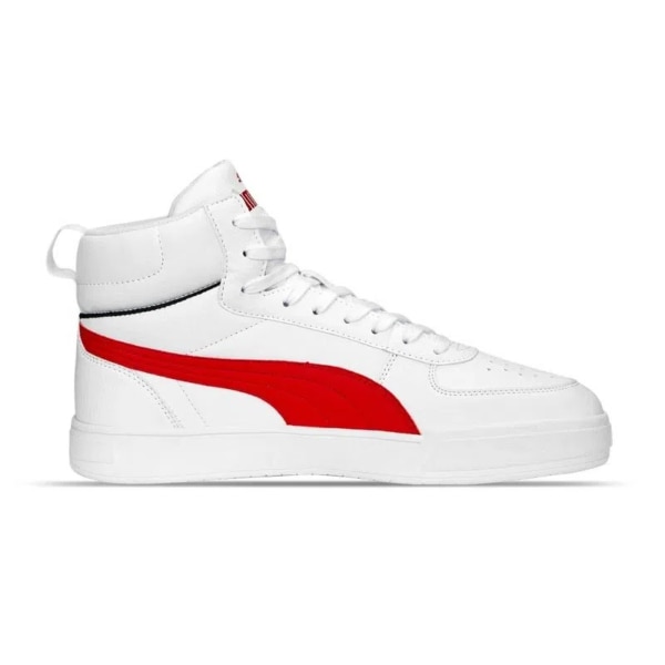 Tenis Puma Caven MID Blanco Rojo Hombre