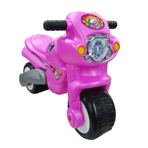 Moto Montable Eléctrica Rosa Para Niña De 3 A 6 Años