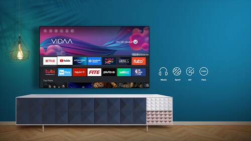Pantalla Hisense Smart TV VIDAA 75" UHD 4K 3HDMI 2USB BLUETOOTH