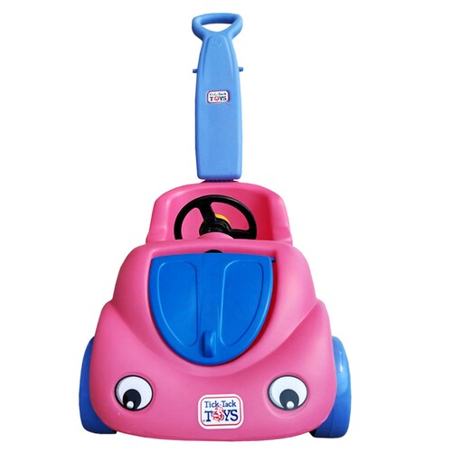 Montable para niños Mini Car Tick Tack Rosa.
